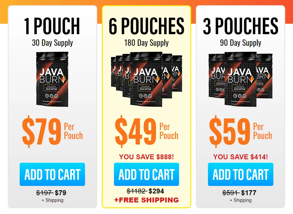 java burn order online